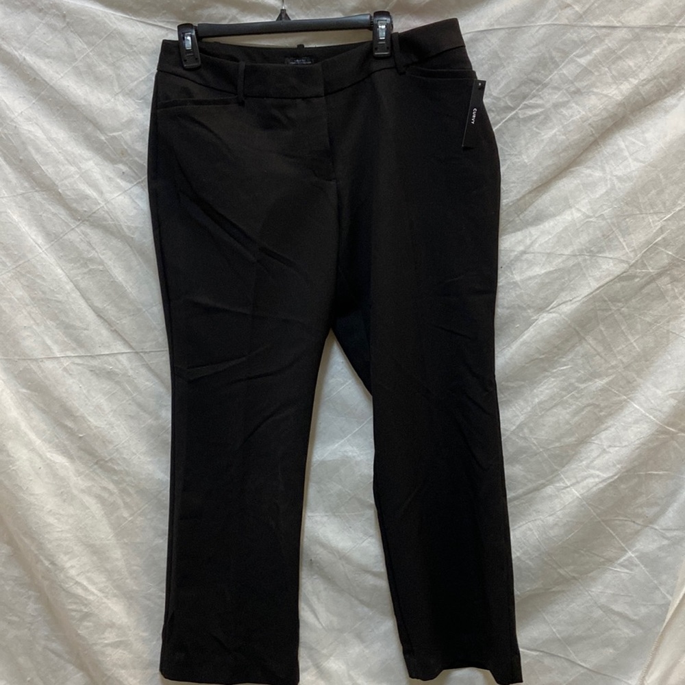 Perfect fit curvy Worthington trousers 12p Black